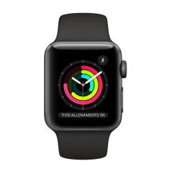 APPLE Watch Series 3 GPS 42mm in alluminio grigio siderale - Sport nero orologio smartwatch apple watch