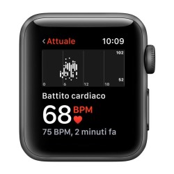 APPLE Watch Series 3 GPS 42mm in alluminio grigio siderale - Sport nero orologio smartwatch apple watch