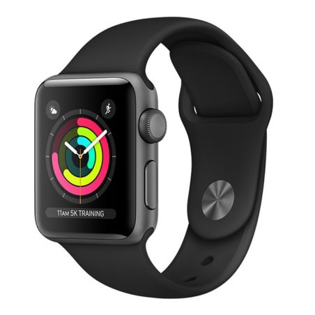 APPLE Watch Series 3 GPS 38mm in alluminio grigio siderale - Sport nero