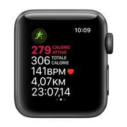 APPLE Watch Series 3 GPS 38mm in alluminio grigio siderale - Sport nero