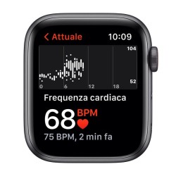 APPLE Watch SE Nike GPS+Cellular 44mm in alluminio grigio siderale - antracite/nero